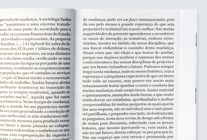 magazine editorial  typography porto  Portugal art architecture articles ESAD