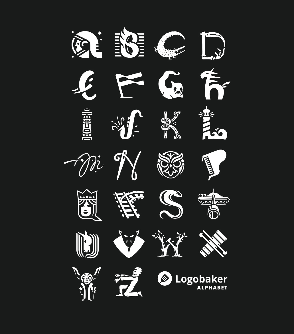 alphabet logo letter free Logotype