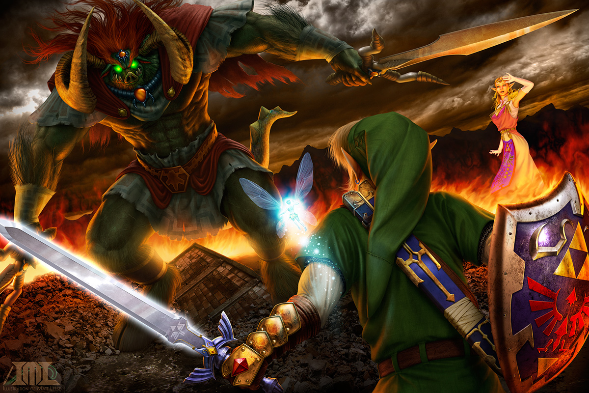 Legend of Zelda link zelda Ganon Nintendo Ganondorf navi Hyrule Ocarina Of Time