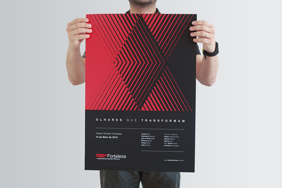 Visual Identity for TEDx Fortaleza
