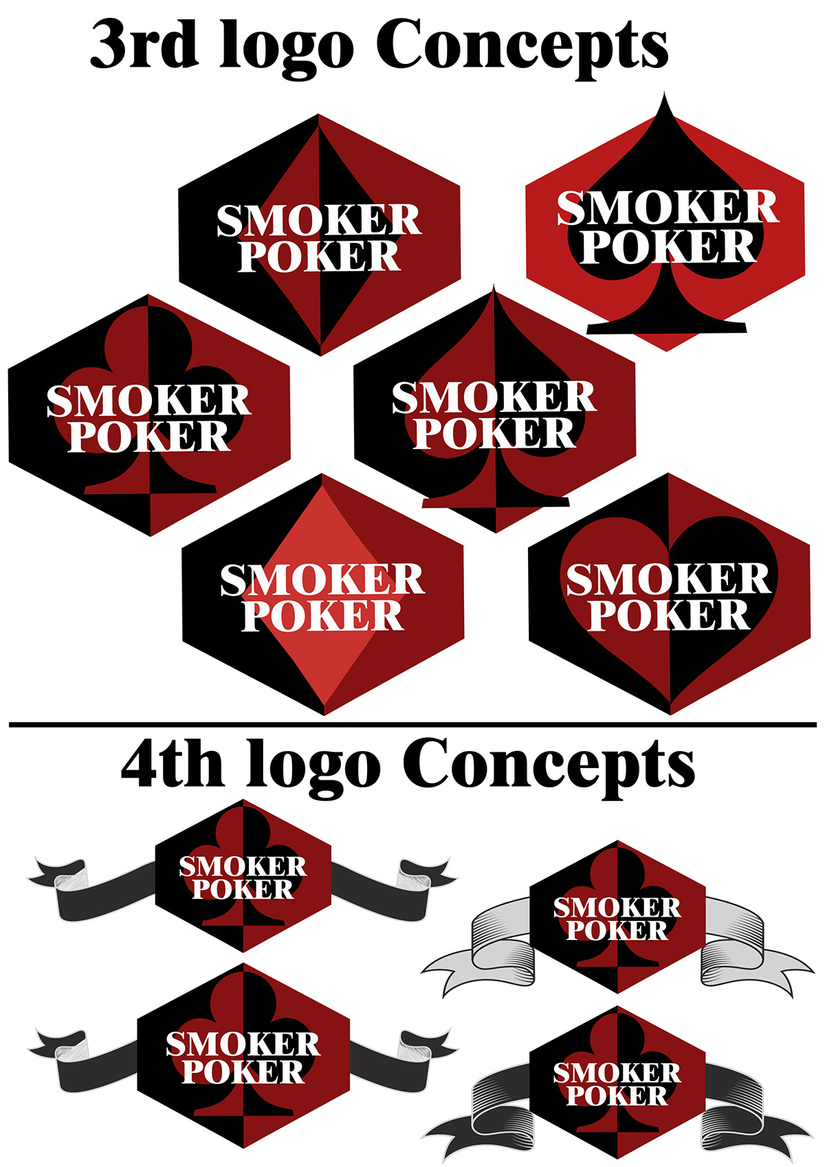 Smoker Poker DES516 cards quitting illustrations