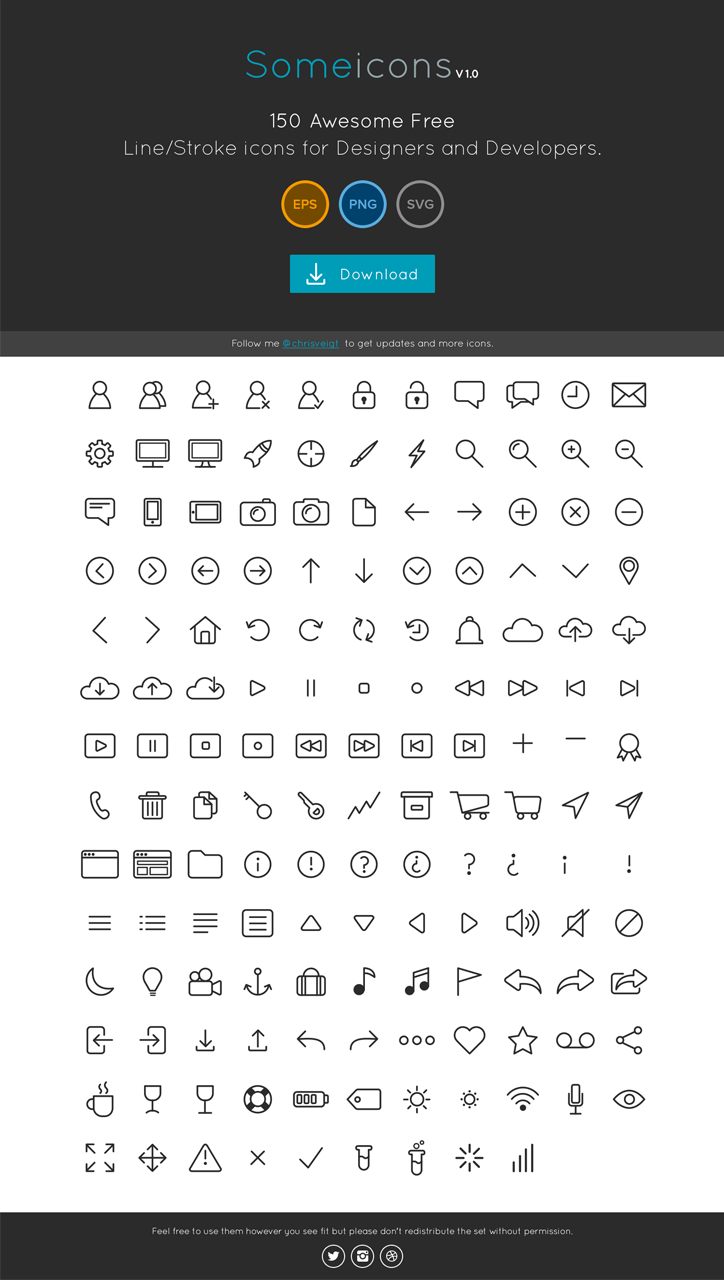 Web user interface design icons icon set EPS png mobile