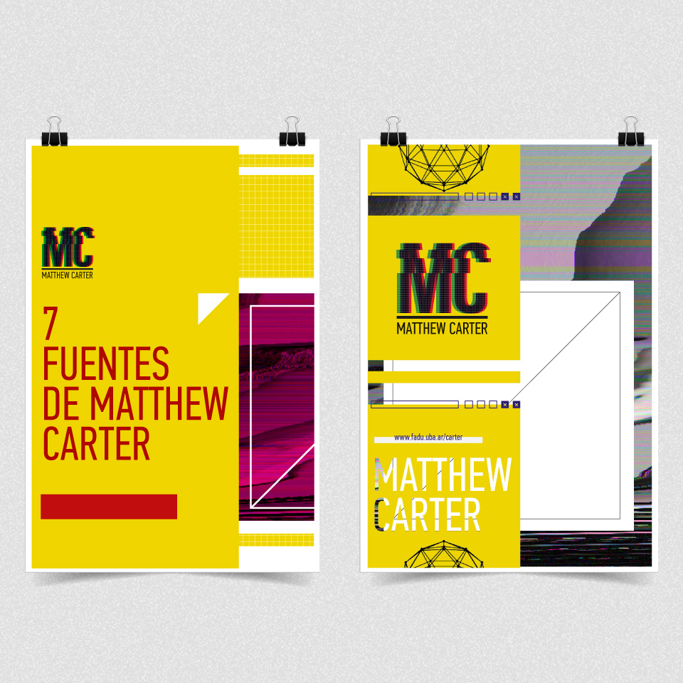 matthew carter Exhibition  tech screen interactive