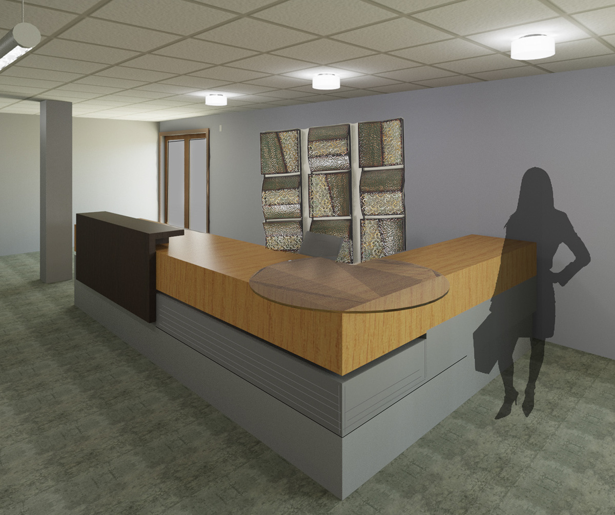 Office Space revit photoshop design floorplan Construction Documents