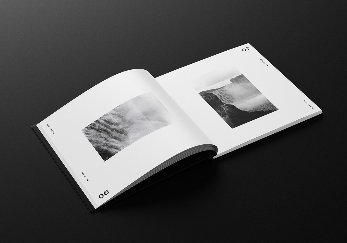 iceland analogue photography Photography  typography   editorial design  Travel book photobook design Tim Kaun