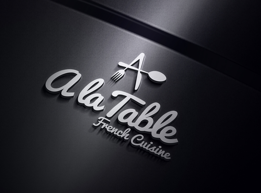 fork  Spoon knife cooking diner restaurant cafe cuisine French logo tempalte cook symbol Corporate Identity