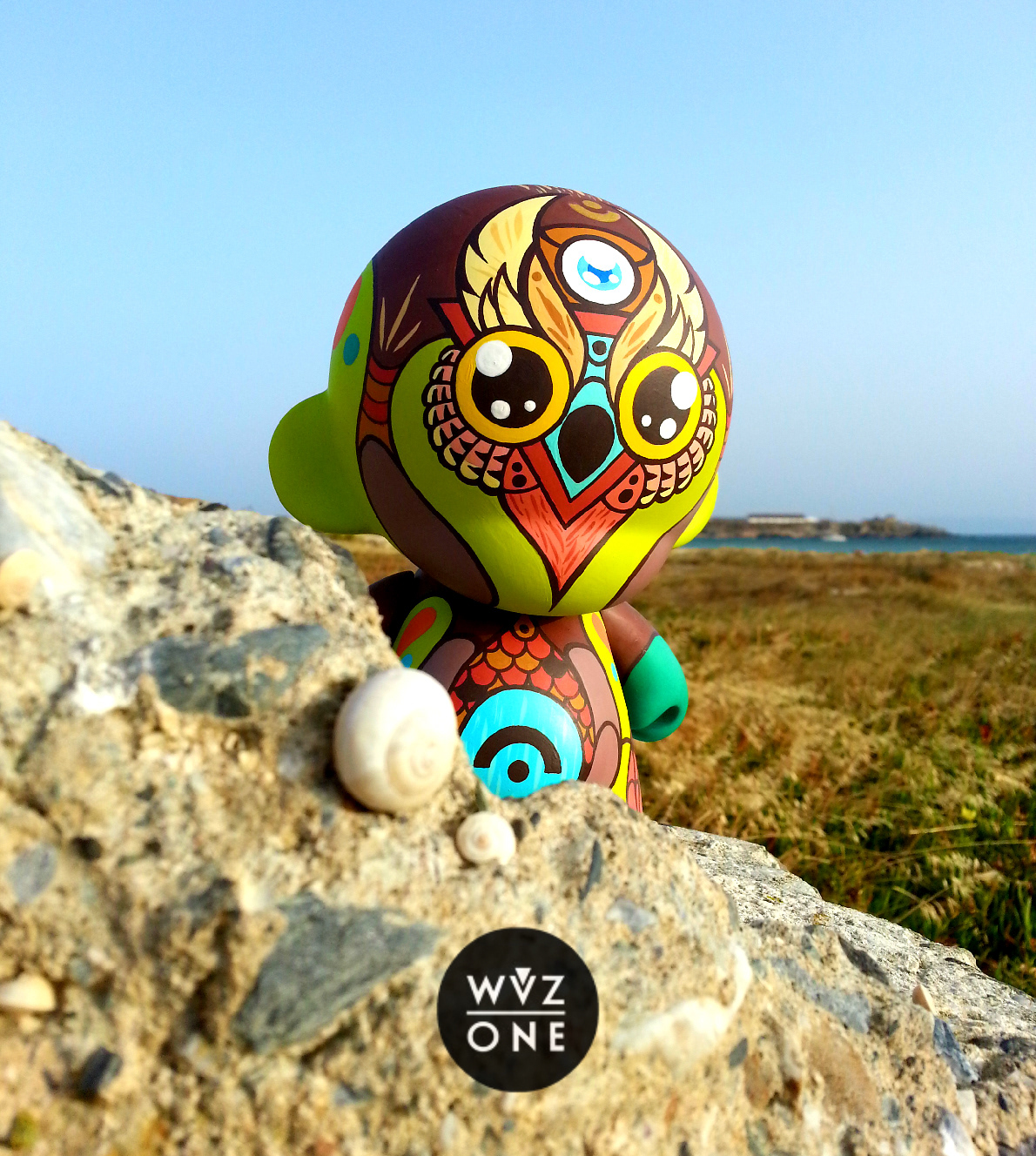 Wuzone owl Dunny Munny Custom handmade ommission sinuhe Kidrobot toy vinyl artoy