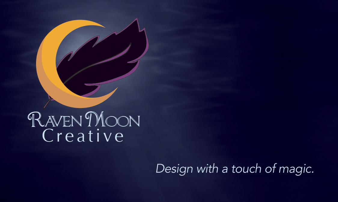 logo Collateral Raven Moon Creative brand identity
