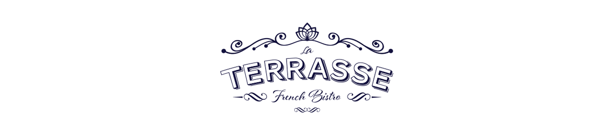 La Terrasse  restaurant chiang mai Thai thaïlande logo brand identity photoshop Illustrator business card