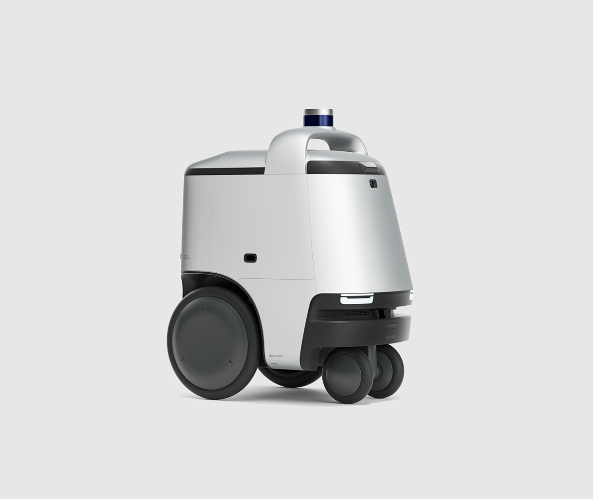 Autonomous vehicle car delivery industrial design  LiDAR mobility robot selfdriving service Technology