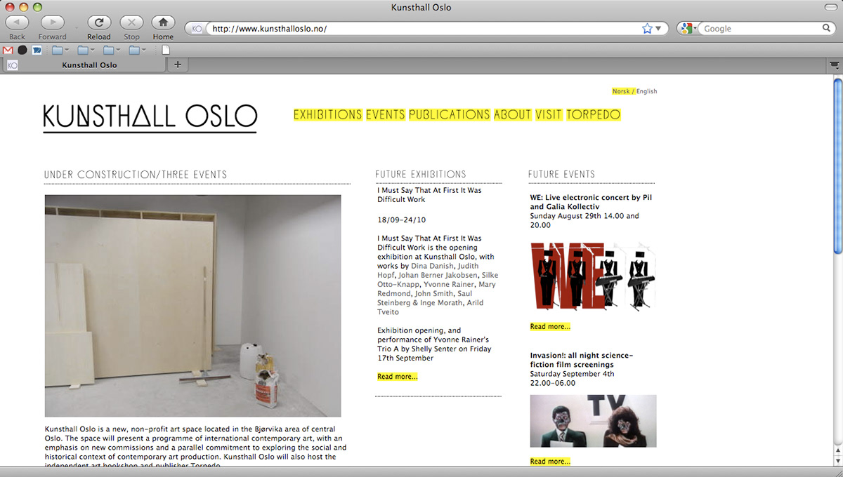 gallery font yellow simple futuristic Art Gallery  profile