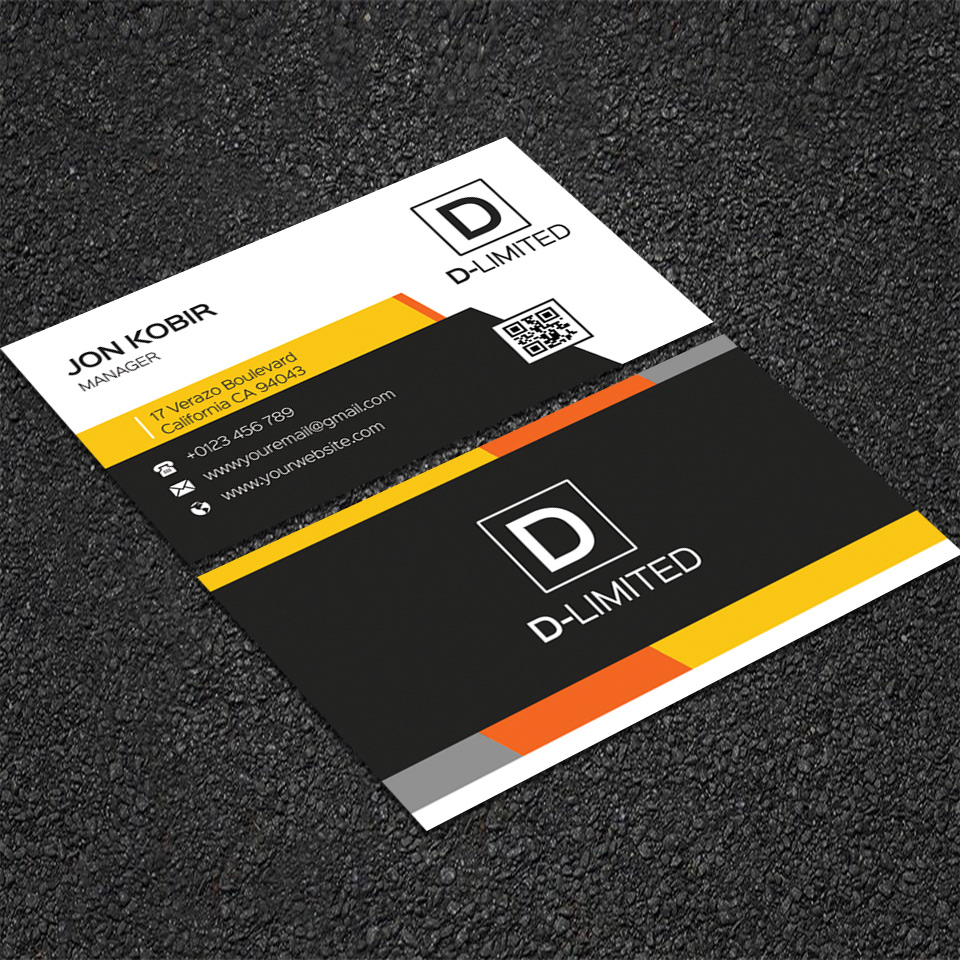 Modern Business Card creative business card unique business card custom business card