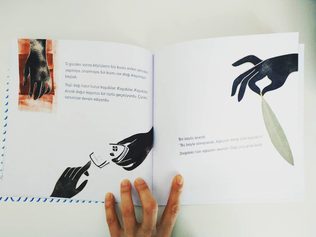 book characterdesign collage dağkaşındı handmade ILLUSTRATION  Illustrator linocut picturebook print
