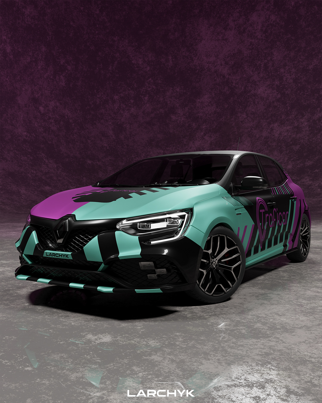 car Vehicle automotive   3D CGI visualization modern exterior Render