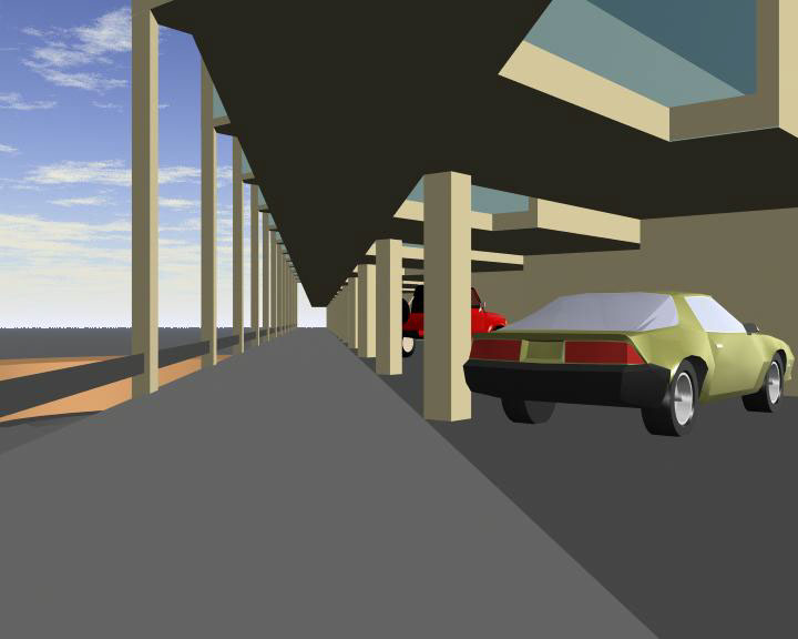 highway  house dwelling  parking house parking
