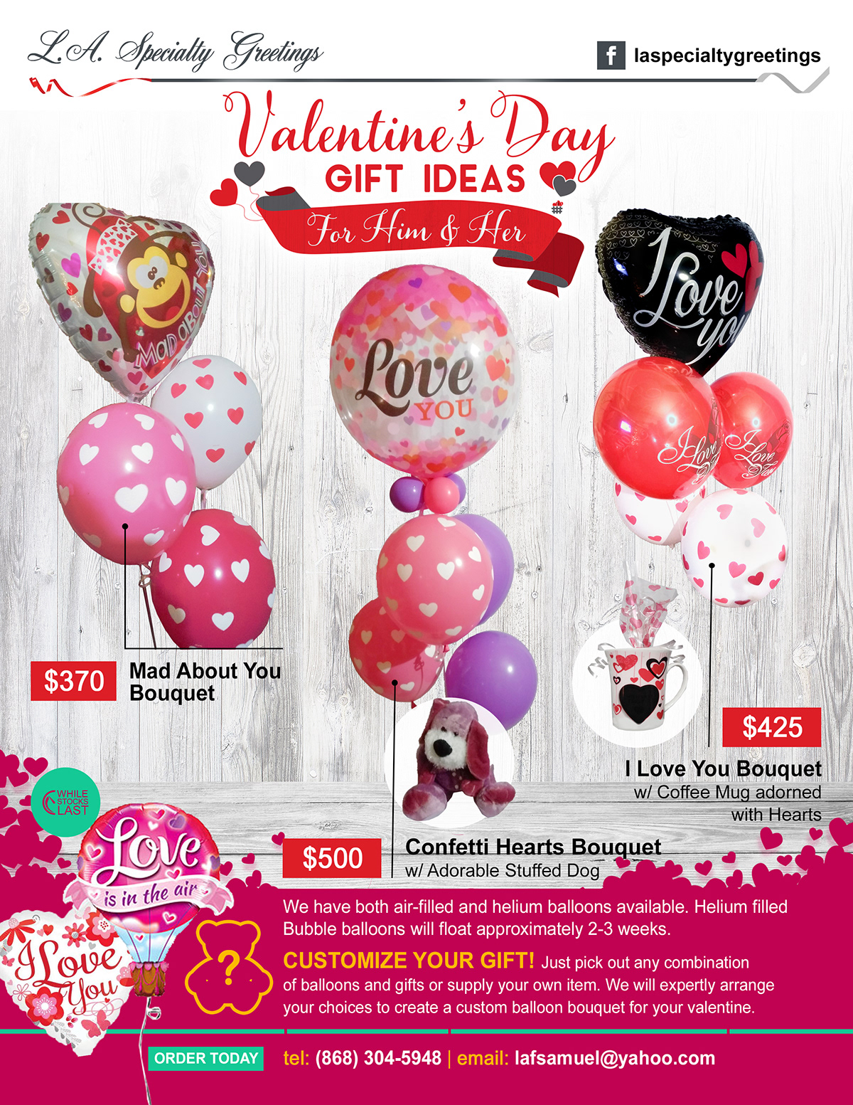 advertisement flyer social media poster Valentine's Day Promotion
