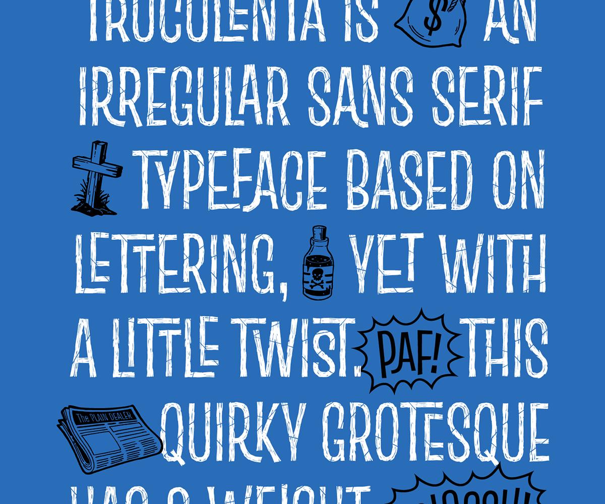 type Omnibus-Type font Typeface typography   tipografia fuente truculenta