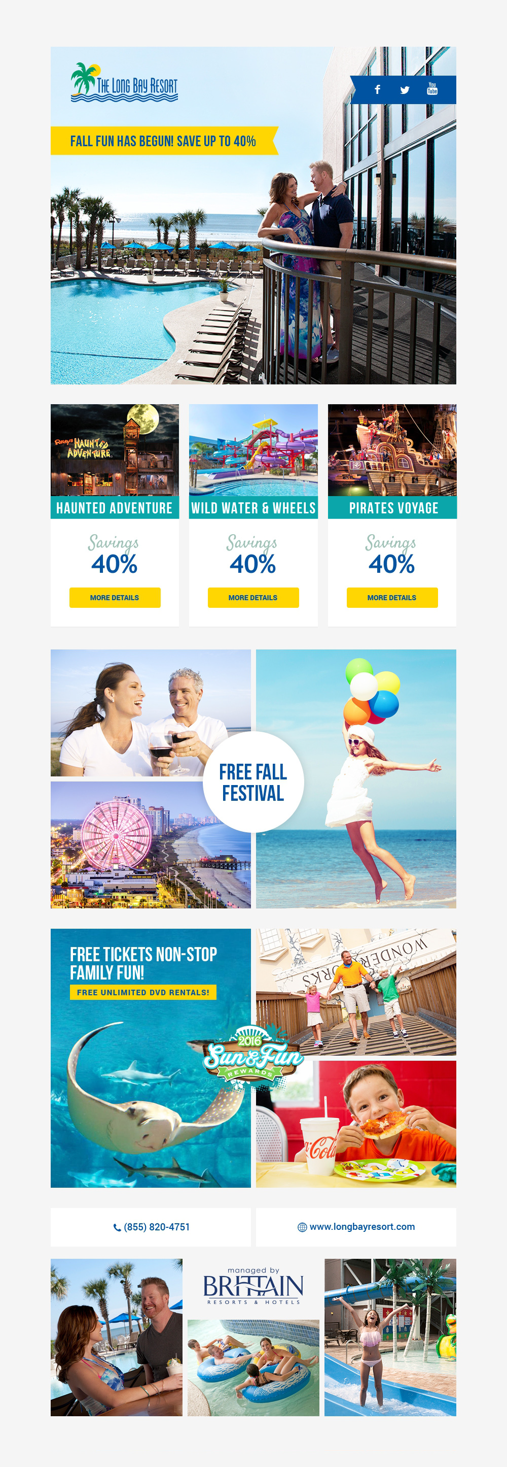 Email Design Fun newsletter resort marketing   ad
