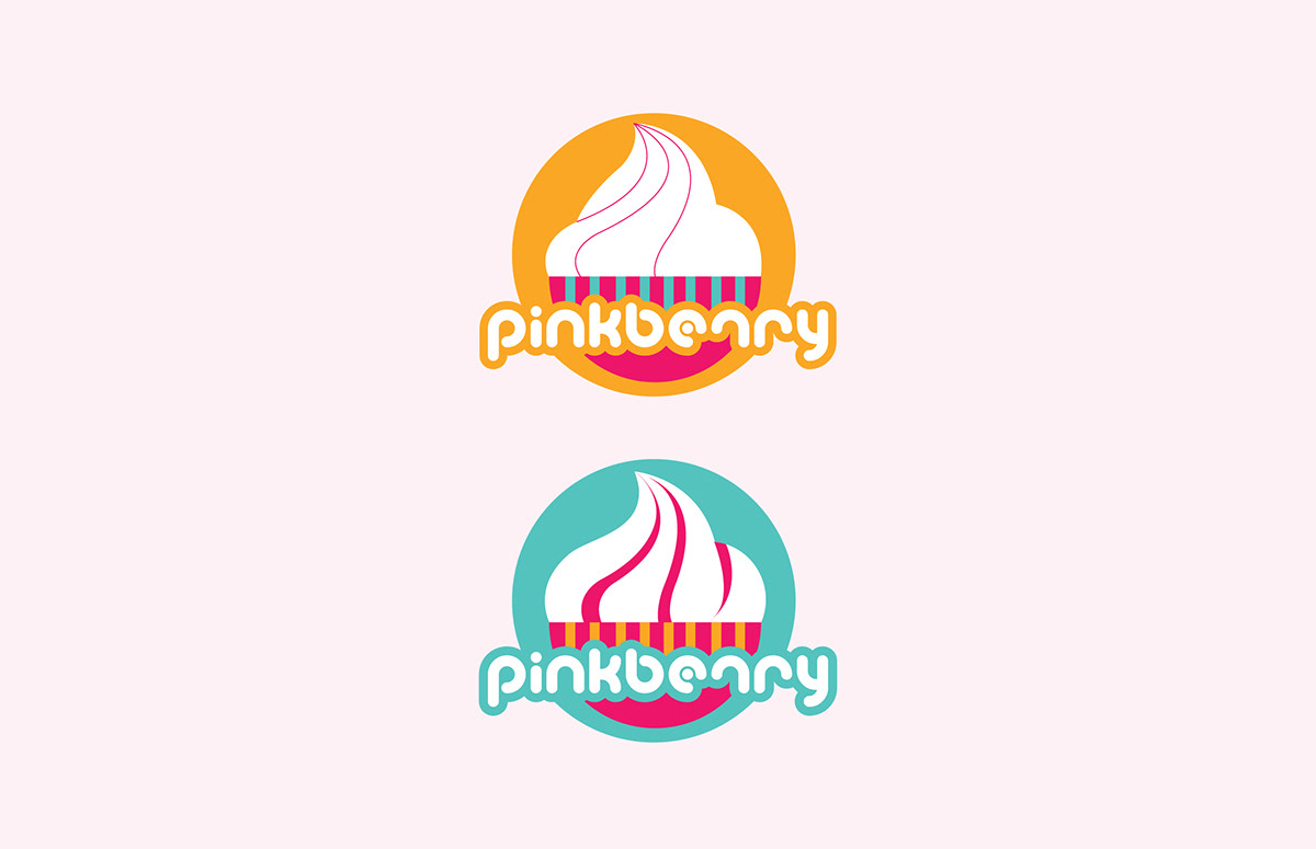 logo pink berry yogurt