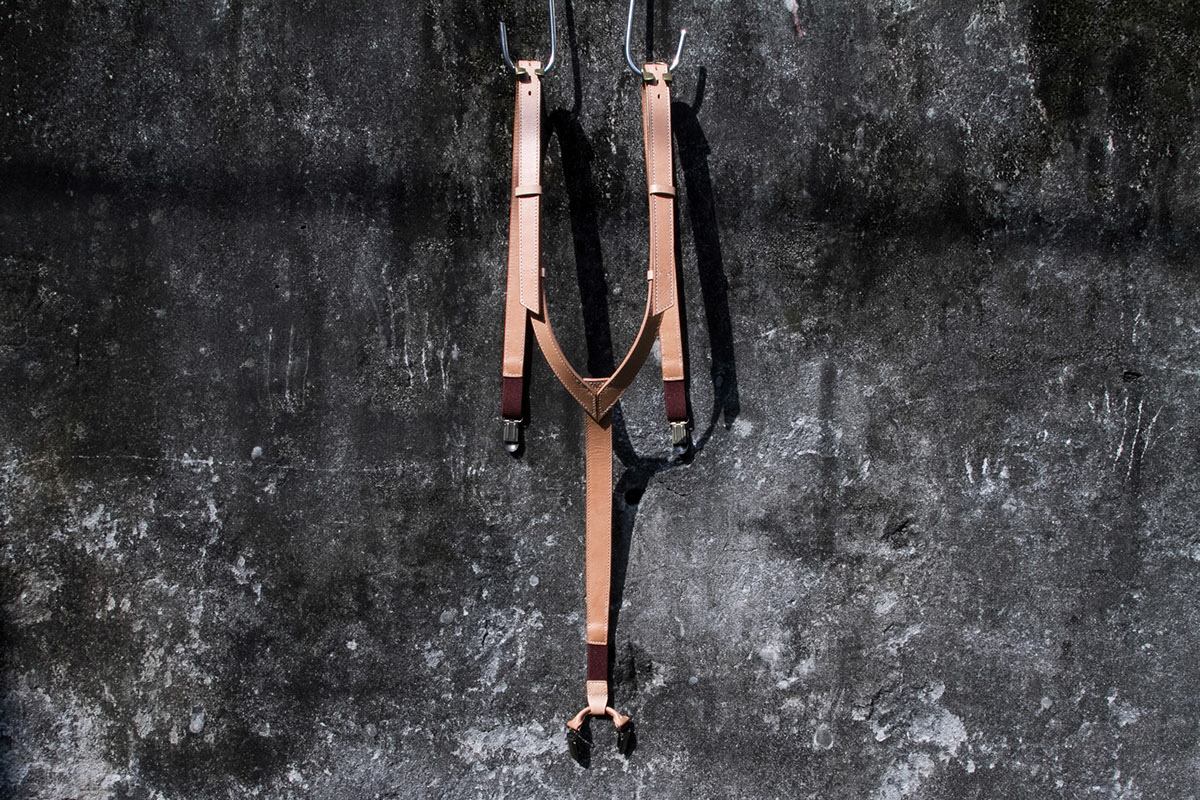 suspender leather Suspender Handmade Craft Leather works leather design leather goods