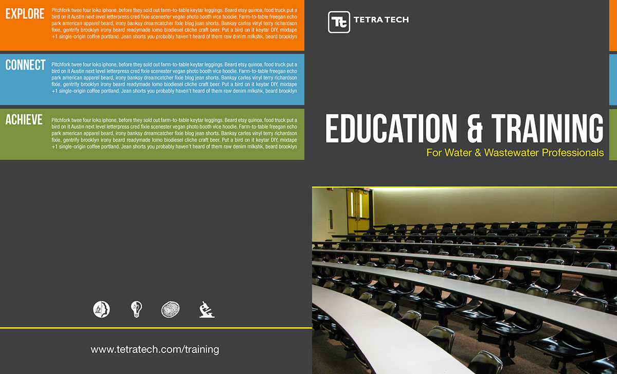 brochure Education training