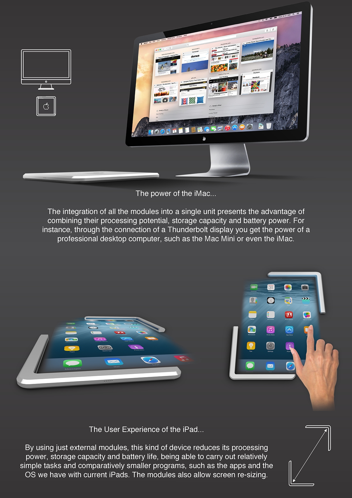 apple Computer concept product design iPad iphone macbook iMac macmini macpro future advanced
