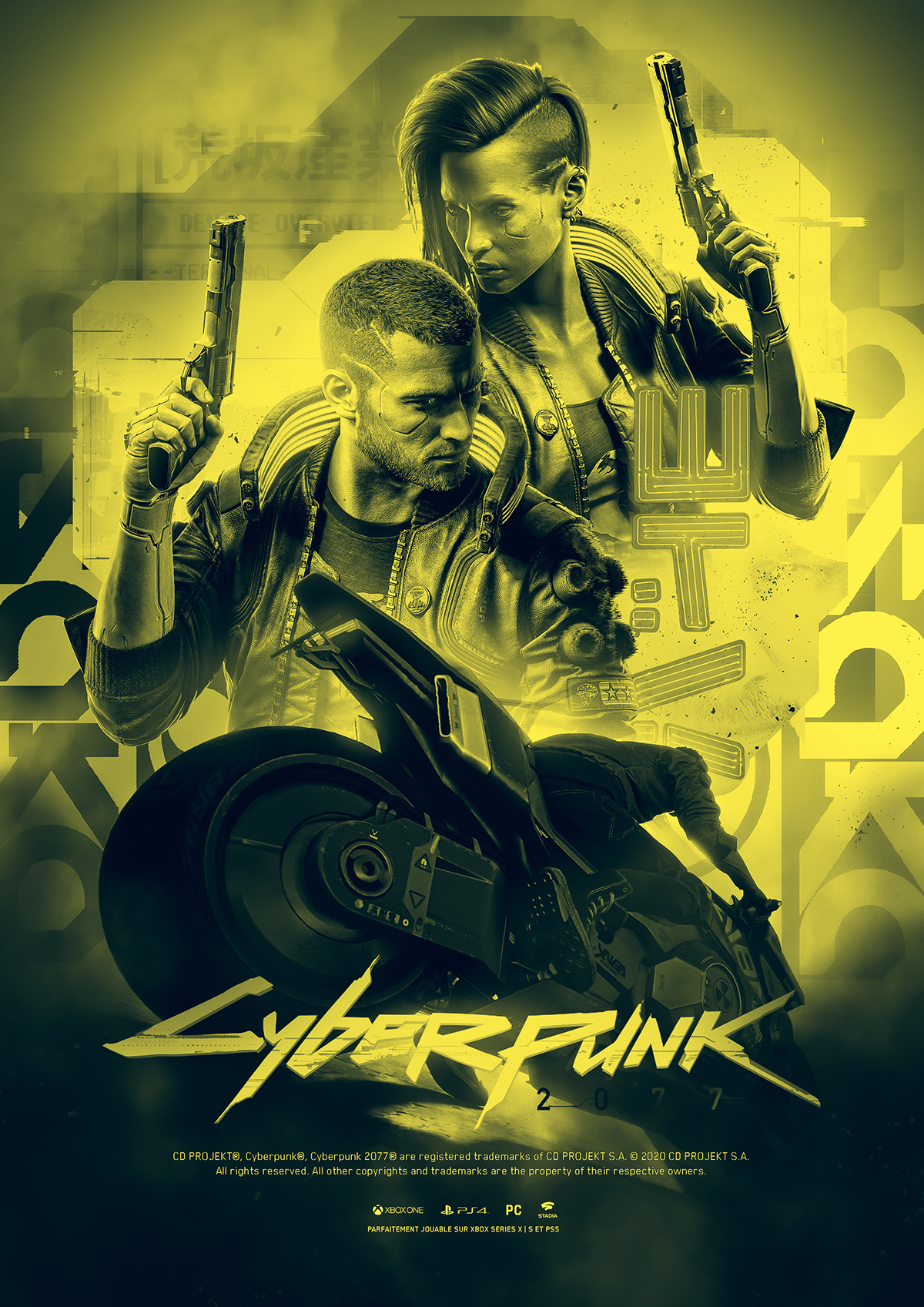 Cyberpunk cyberpunk 2077 futuristic movie poster poster Video Games