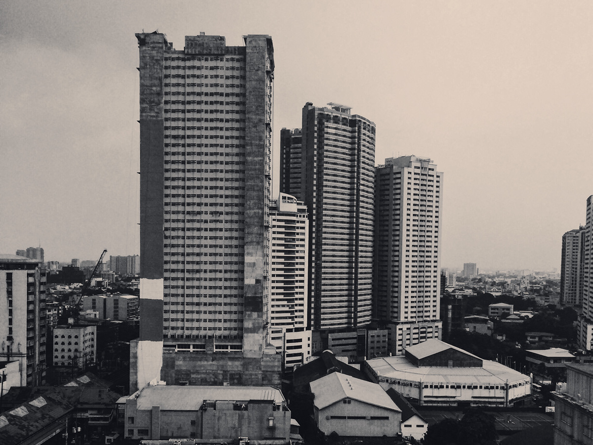 buildings city monochrome black and white sepia Photography  Photo ideas Manila philippines makati
