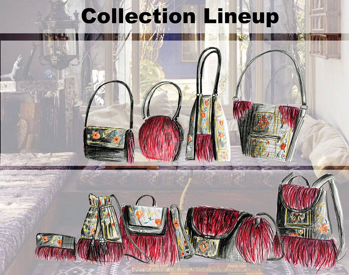 handbag bohemian Spec pattern