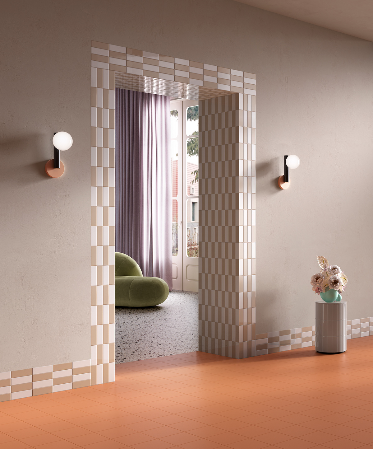 3D architecture CGI corona interior design  modern Render styling  visualization