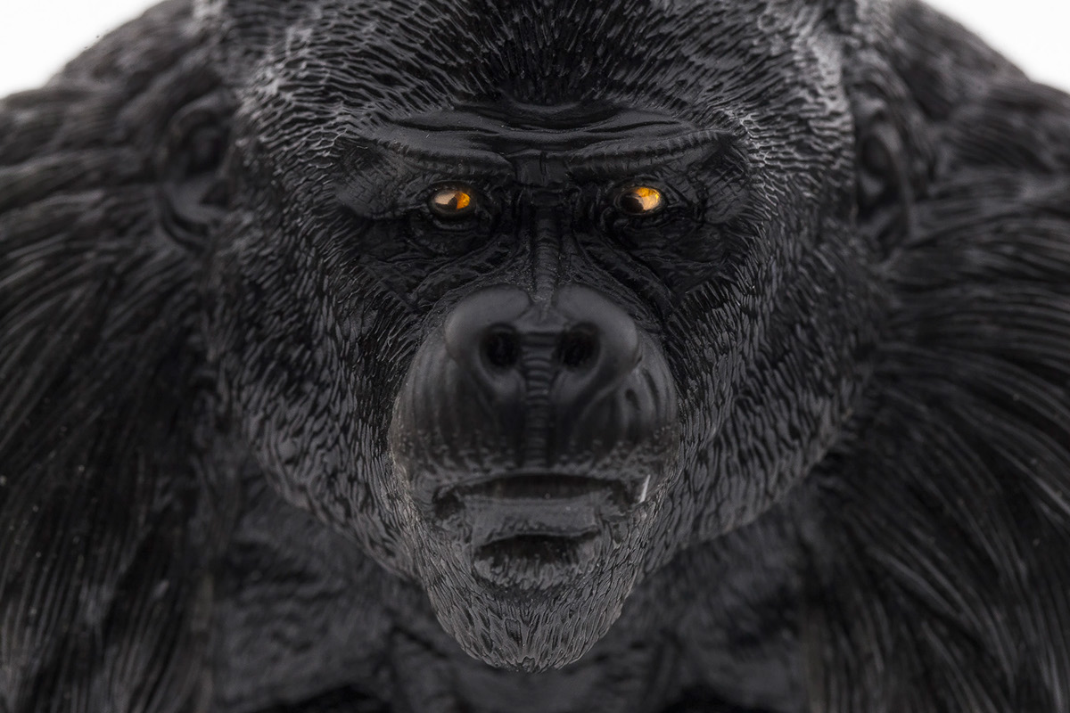 Carving Art MaximiliaN Art Foundation Maximilian art obsidian Volcanic Glass germany gorilla dubai