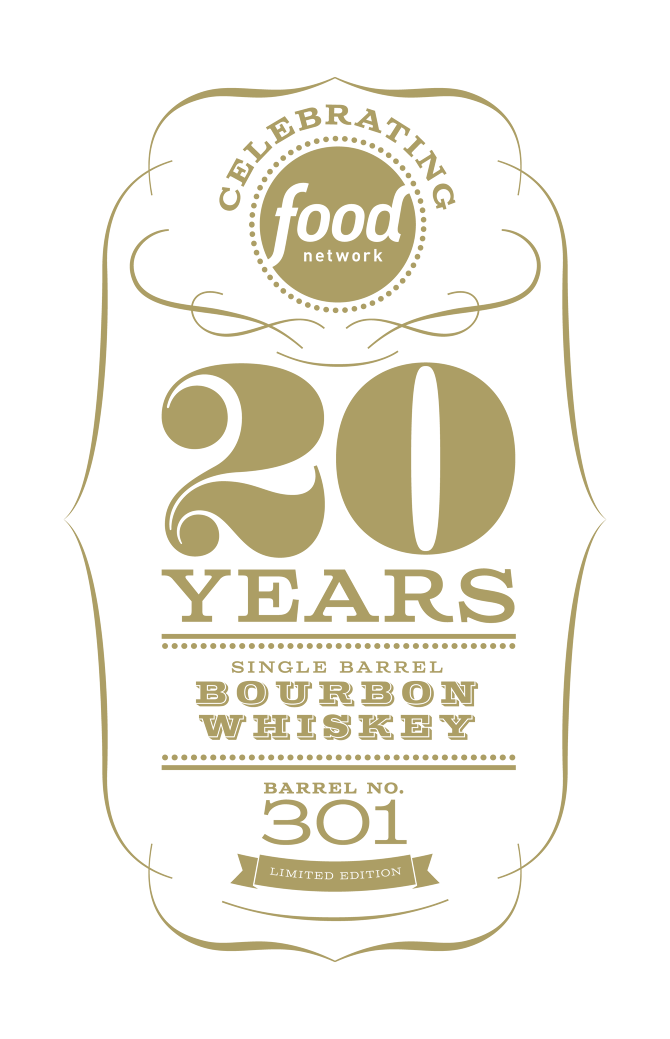 bourbon Whiskey food network anniversary gift ad sales gold foil print