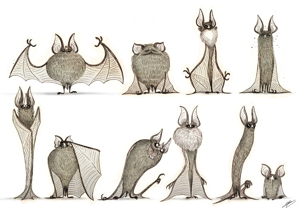 Bats sketch bat