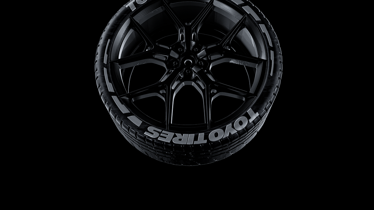 3D 3d modeling blender car concept industrial photoshop product design  Tire wheel