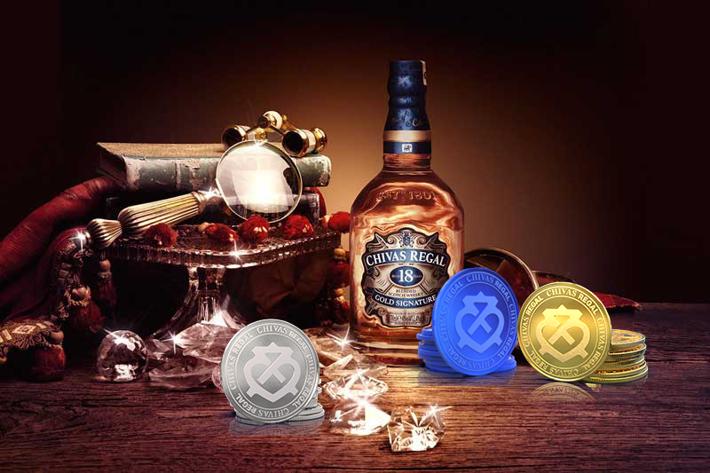 chivas regal gift Packaging posm Spirits Whisky