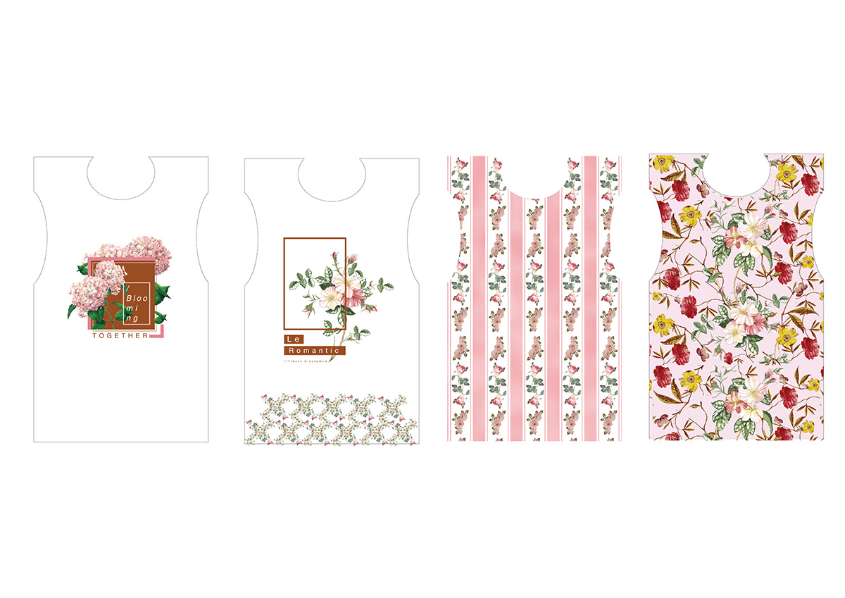 print shirts tshirts FW Flowers geometric seventies Nature block colour gucci bloom moodboard Board