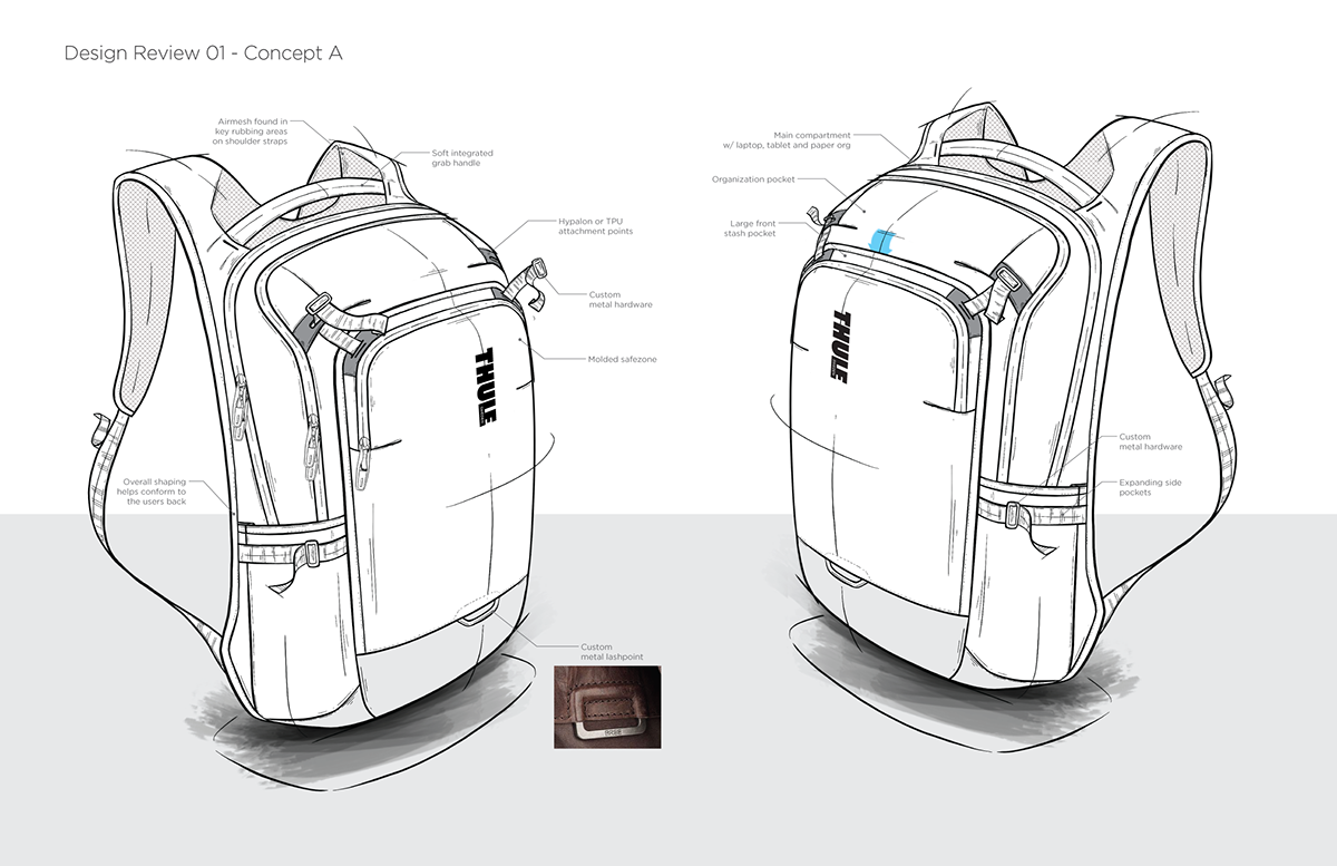 back pack backpack bag construct daypack laptop bag shoulder bag softgoods Thule