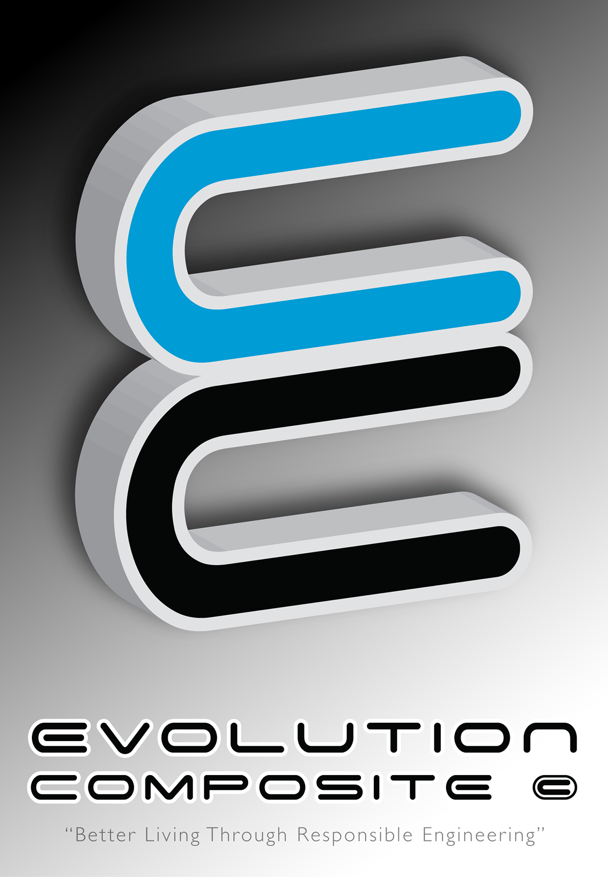 Advertising  branding  graphic design  design Logo Design logos Evolution Composite Corporation ecc Seattle Washington Company Logo's  evolution