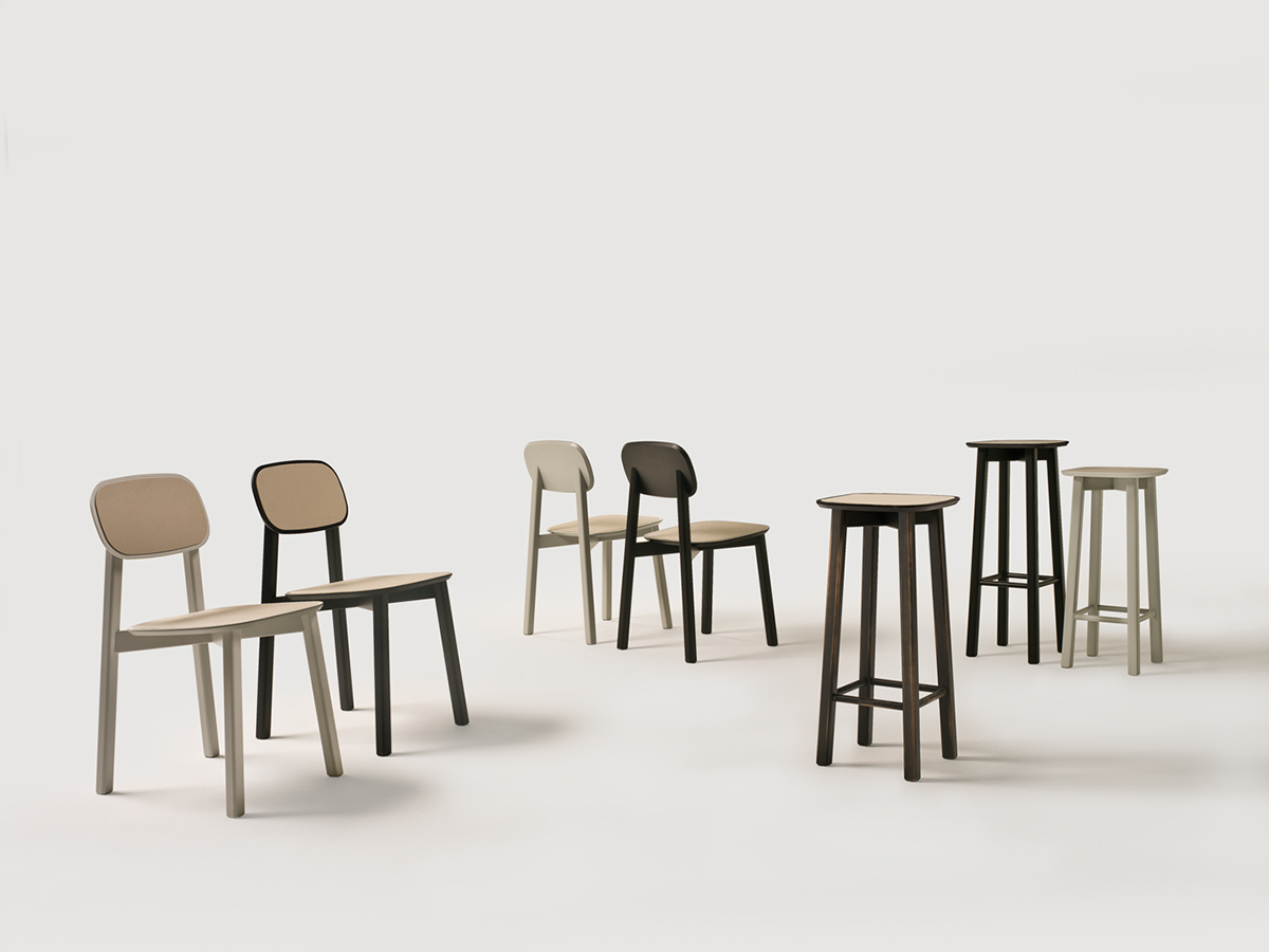 filippo mambretti youngdesigner karma elementi chair minimal essential wood felt