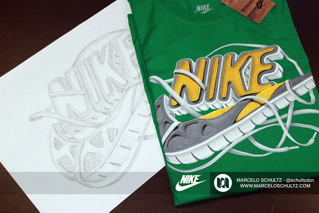 Nike just do it Swoosh t-shirt tee design graphic Oregon Portland logo Logotype Futura brand