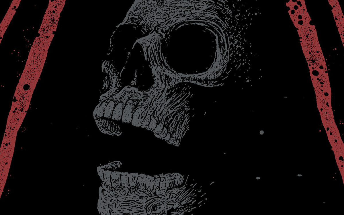 Pestmeester fantasma wolf bat ghost phantom shirt design logo ID skull corpse coffin brand handmade