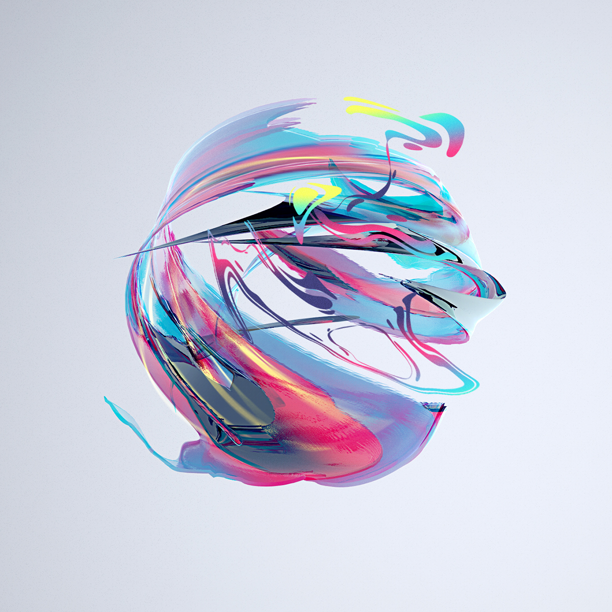 3D jam texture circle sphere digital art Anthony Gargasz