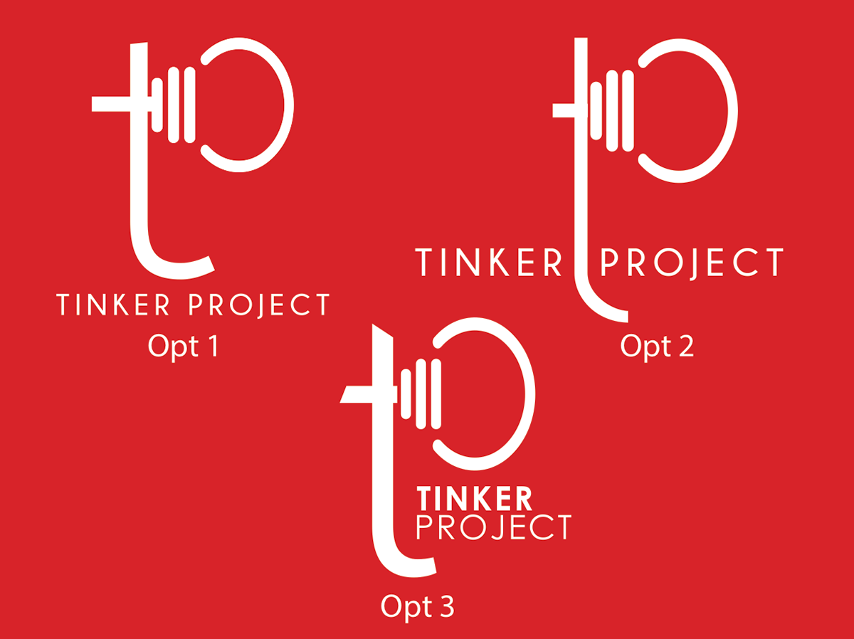 logo design corporate red business ArtDirection company tinker idea