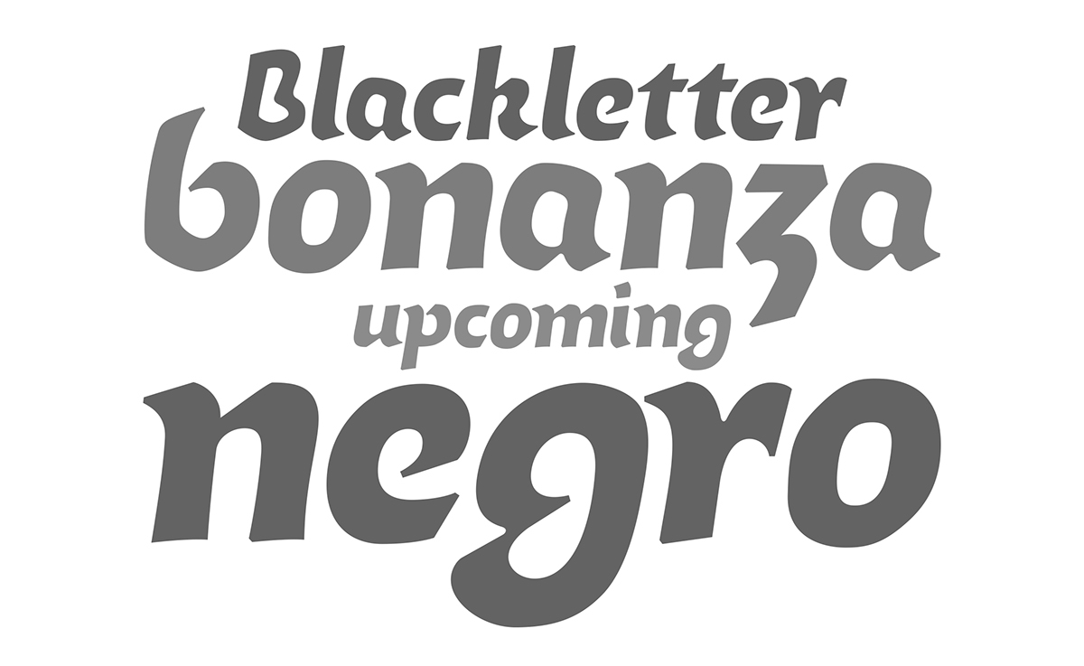 type Blackletter bold gotica Typeface grotesk