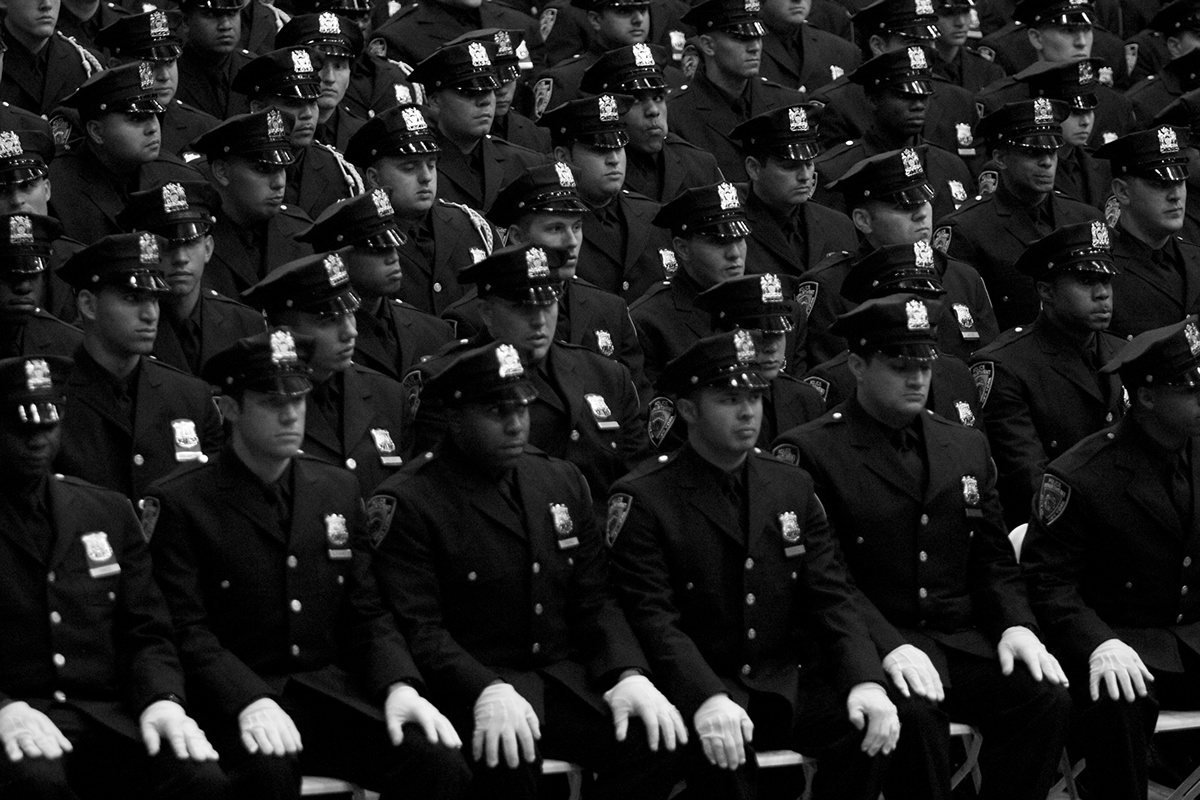nypd academy graduation men uniform police photojournalism  women