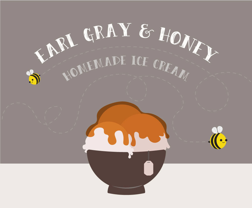 earl gray honey homemade recipe info graphic information graphic visual design bees