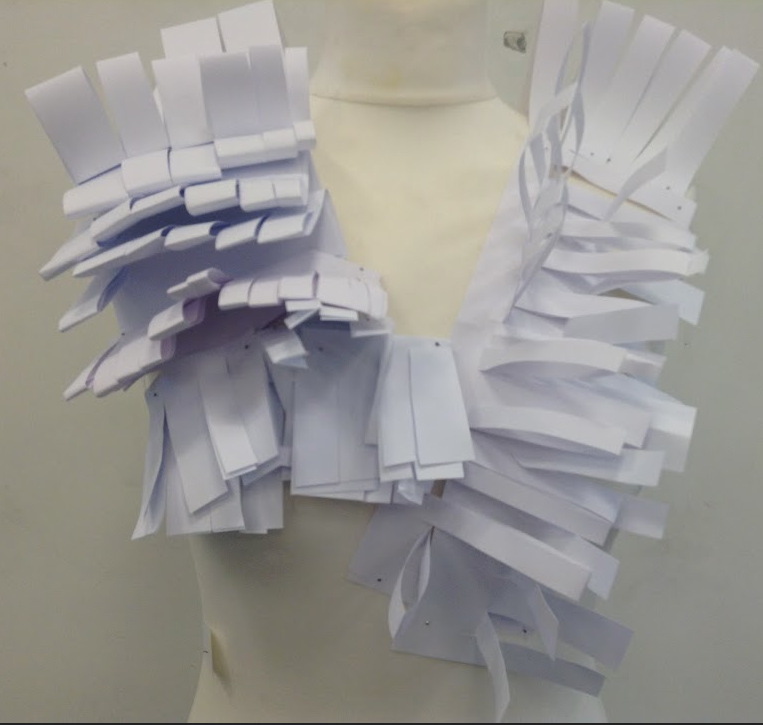 wearable art paper mixed media