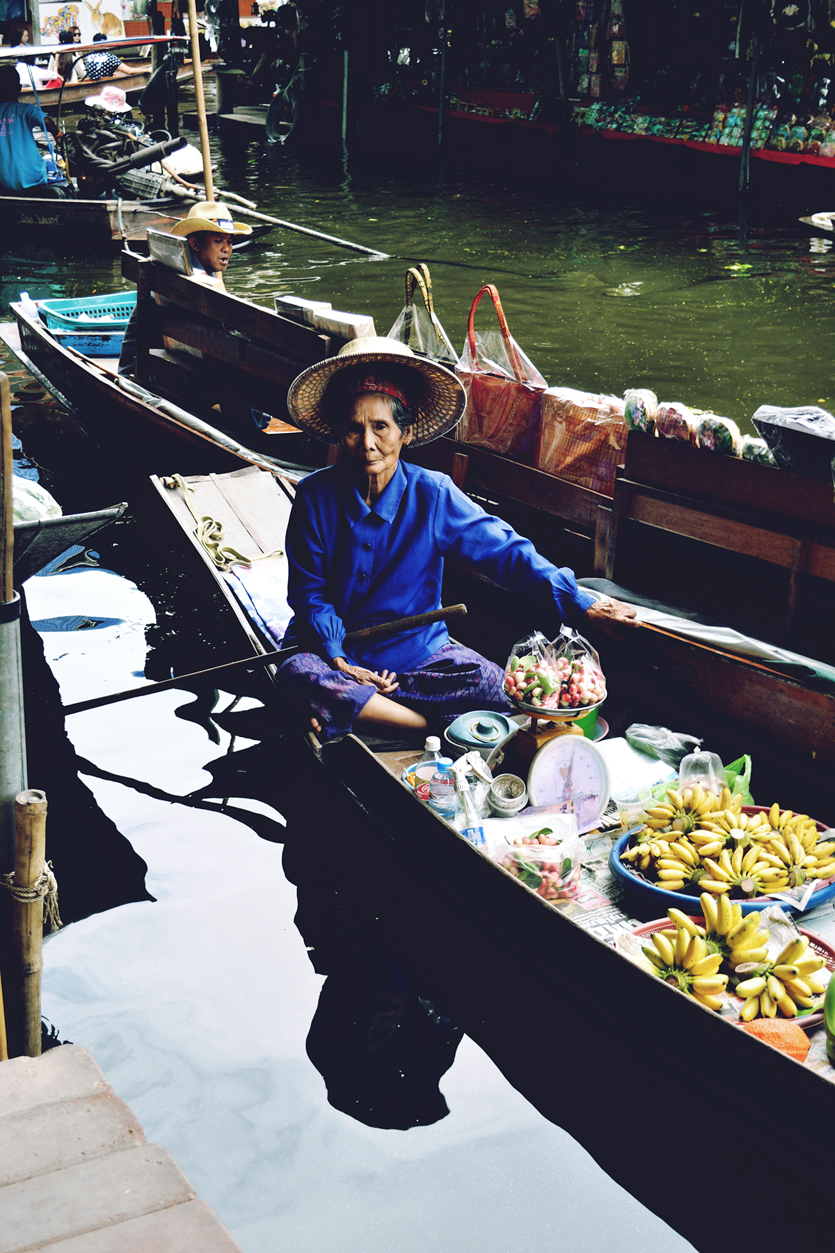 Thai Thailand floating market