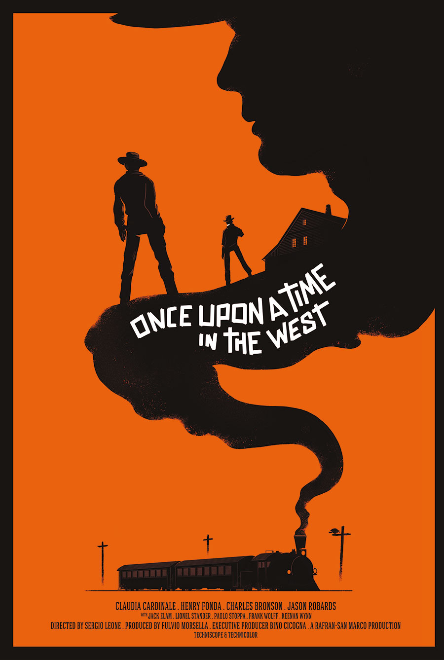 western sergio leone poster affiche movie poster dark west Exhibition  cowboy gallery sakura