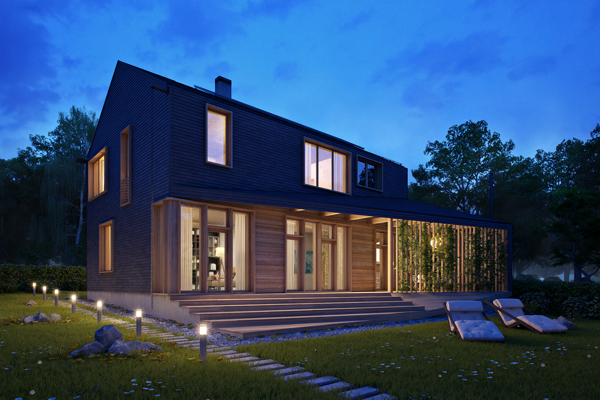 house vray 3d max